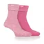Jeep Ladies Supersoft Brushed Boot Sock Cerise/Cream - 2 Pack